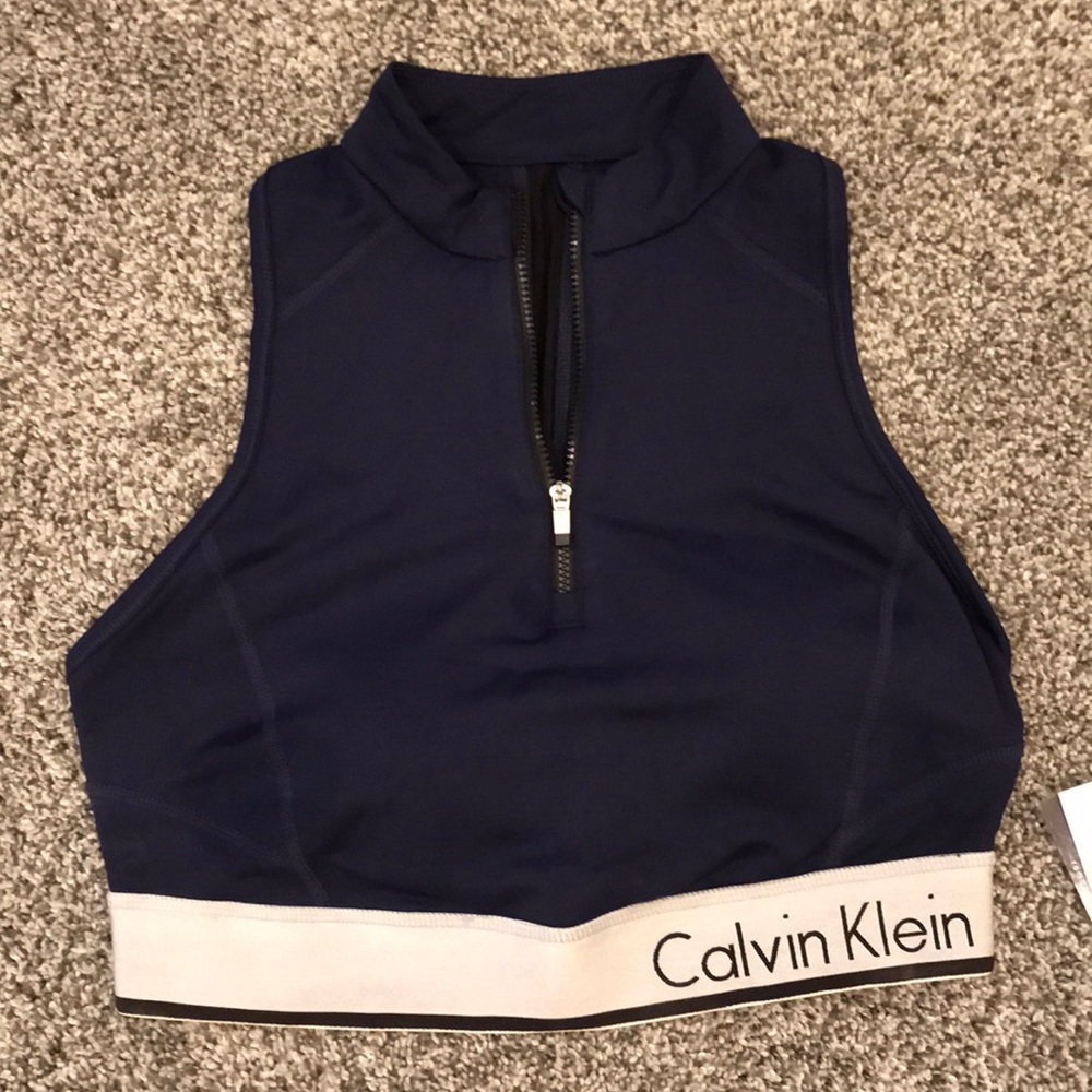 Calvin Klein Crop Workout Top
